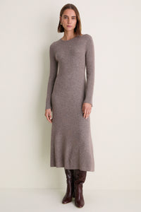 Wheat Cashmere Wool Blend Pacey Sweater Dress