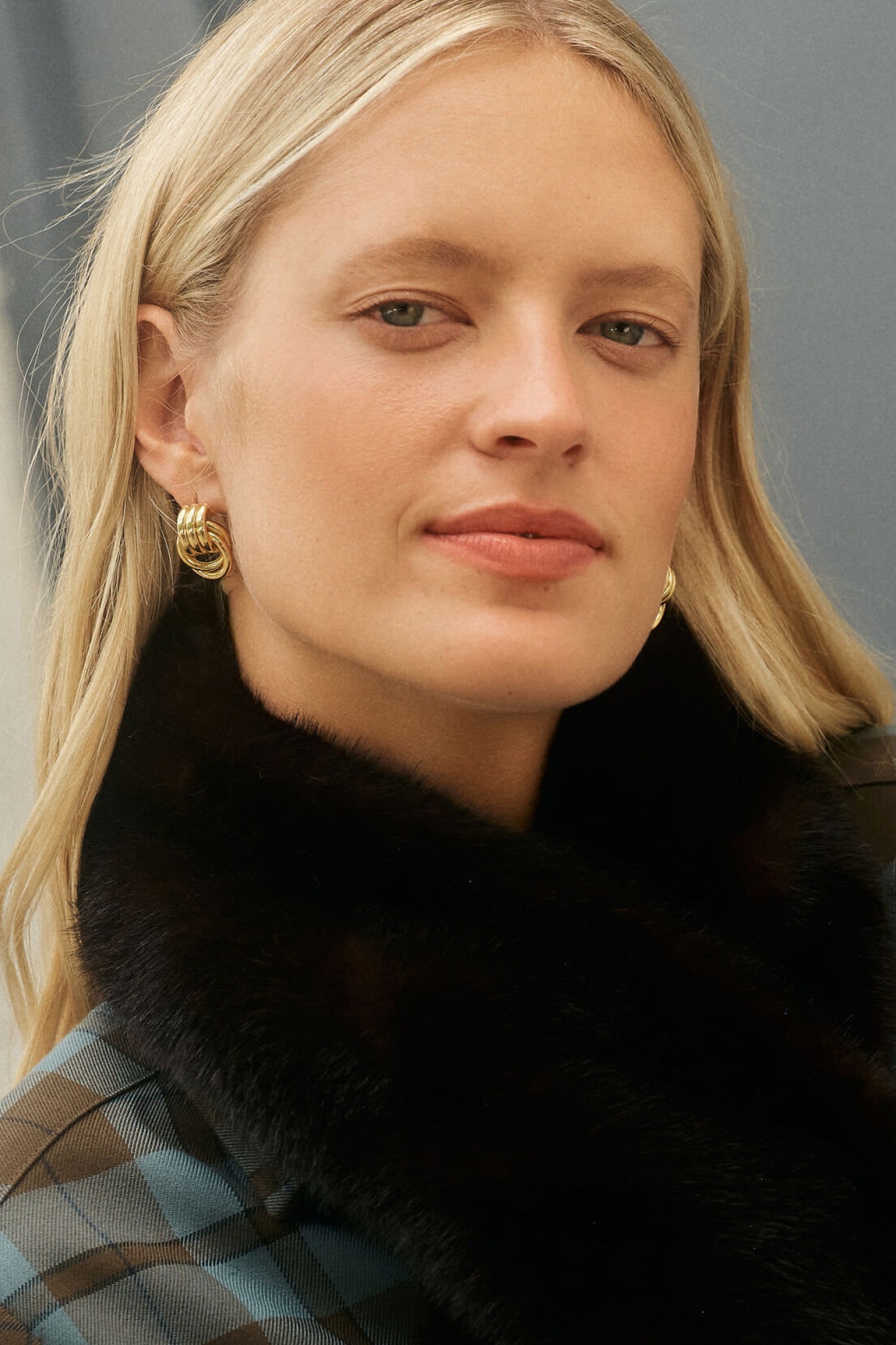 Gold Baby Knot Earrings