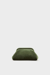 Green Velvet Clutch