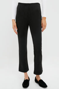 Black Vegan Suede Ashford Pants