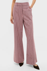 Mauve Stripe Wyatt Pants