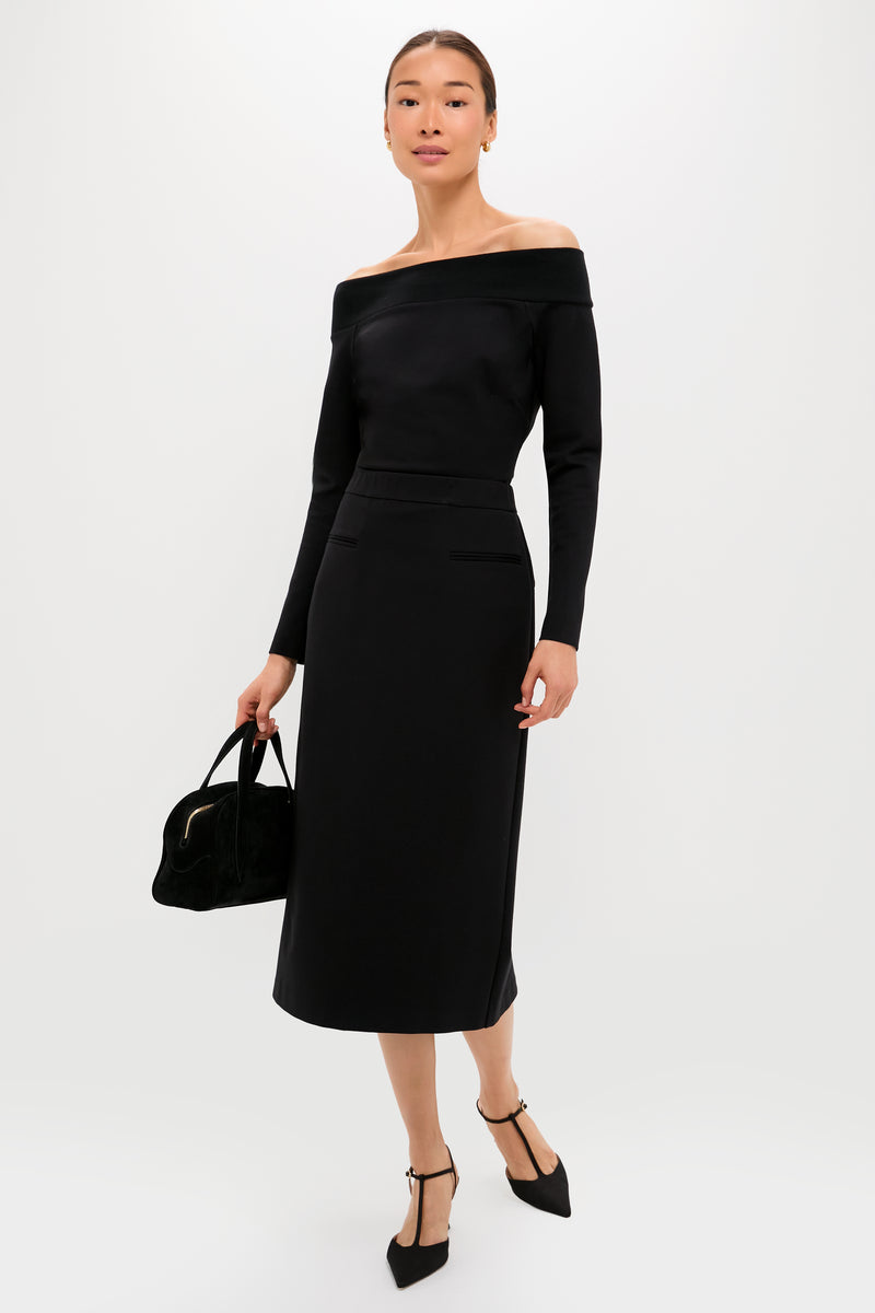 Black Grosgrain Margot Heels