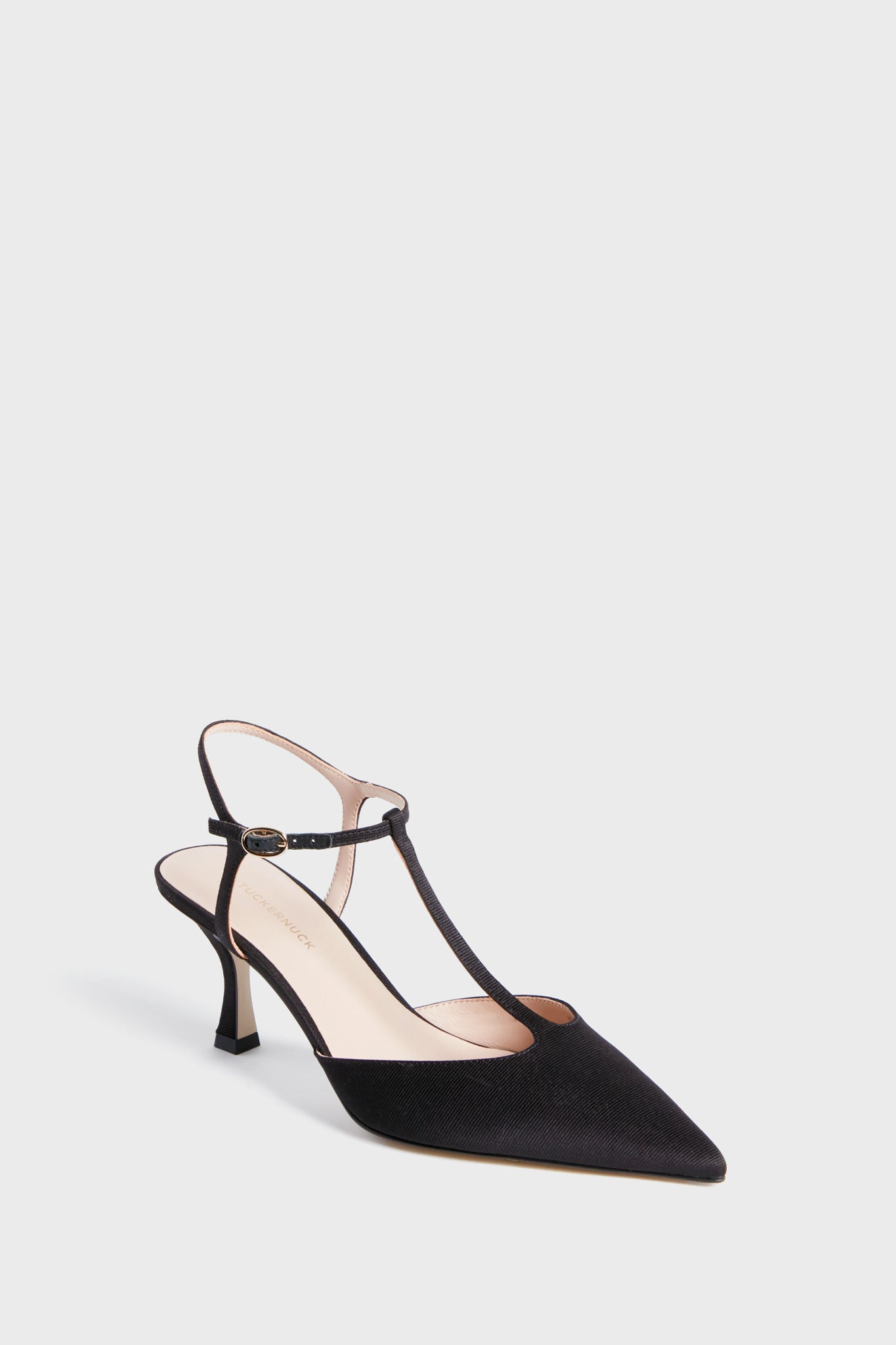 Black Grosgrain Margot Heels