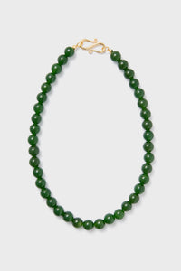 The Green Agate Mary Necklace