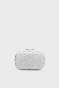 Silver Allison Clutch