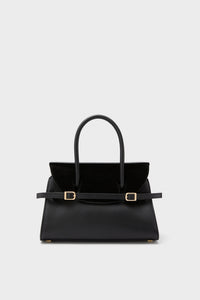 Black River Small Suede Top Handle Bag