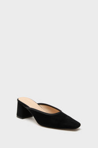 Black Suede Tilda Mules