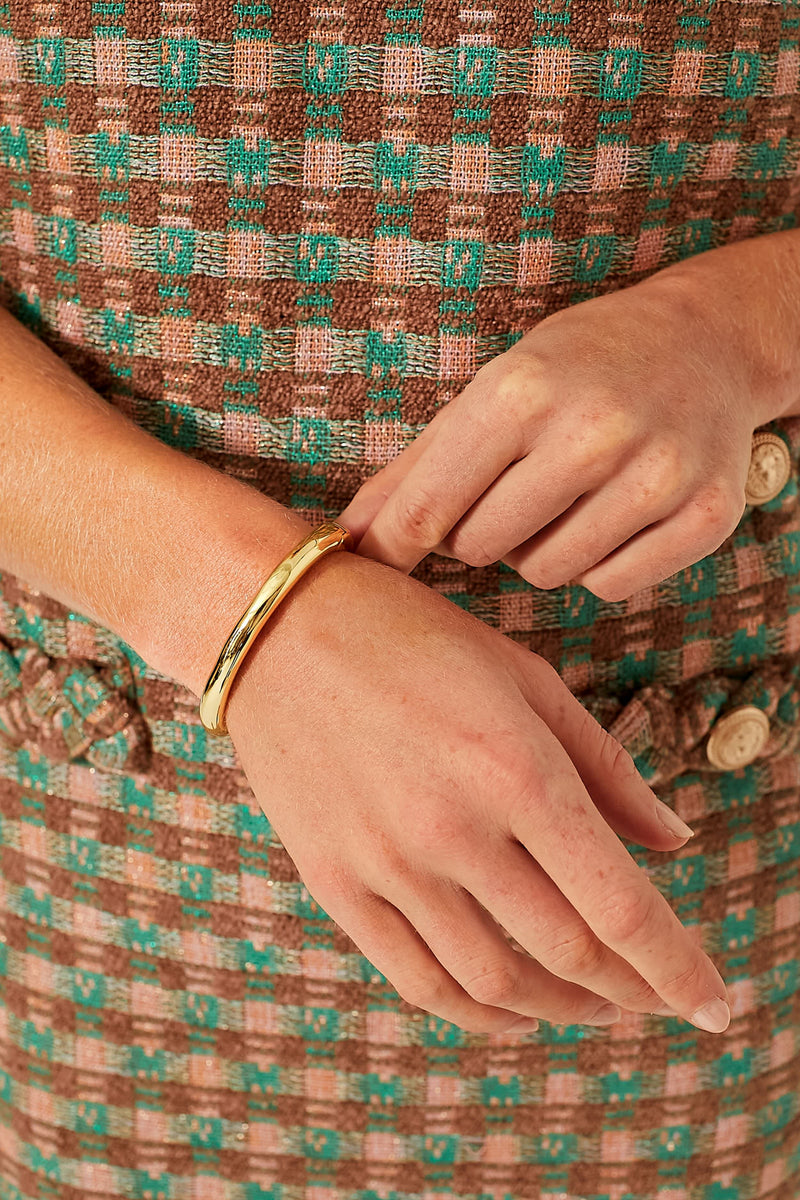 Gold Classic Bangle Bracelet
