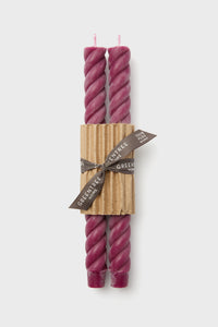 Wild Plum Rope Tapers Pair
