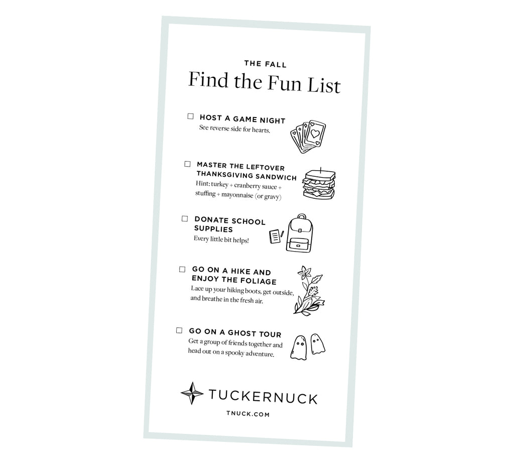The Fall Find the Fun List