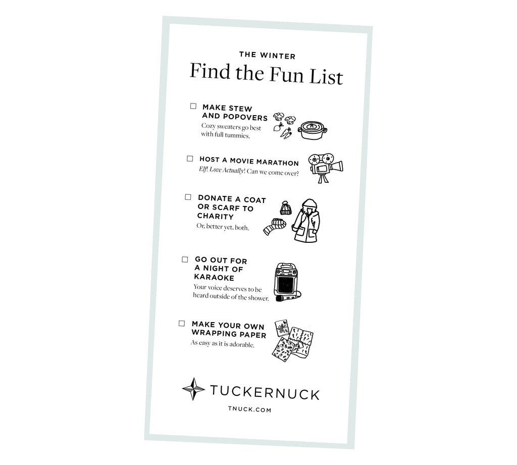 The Winter Find The Fun List