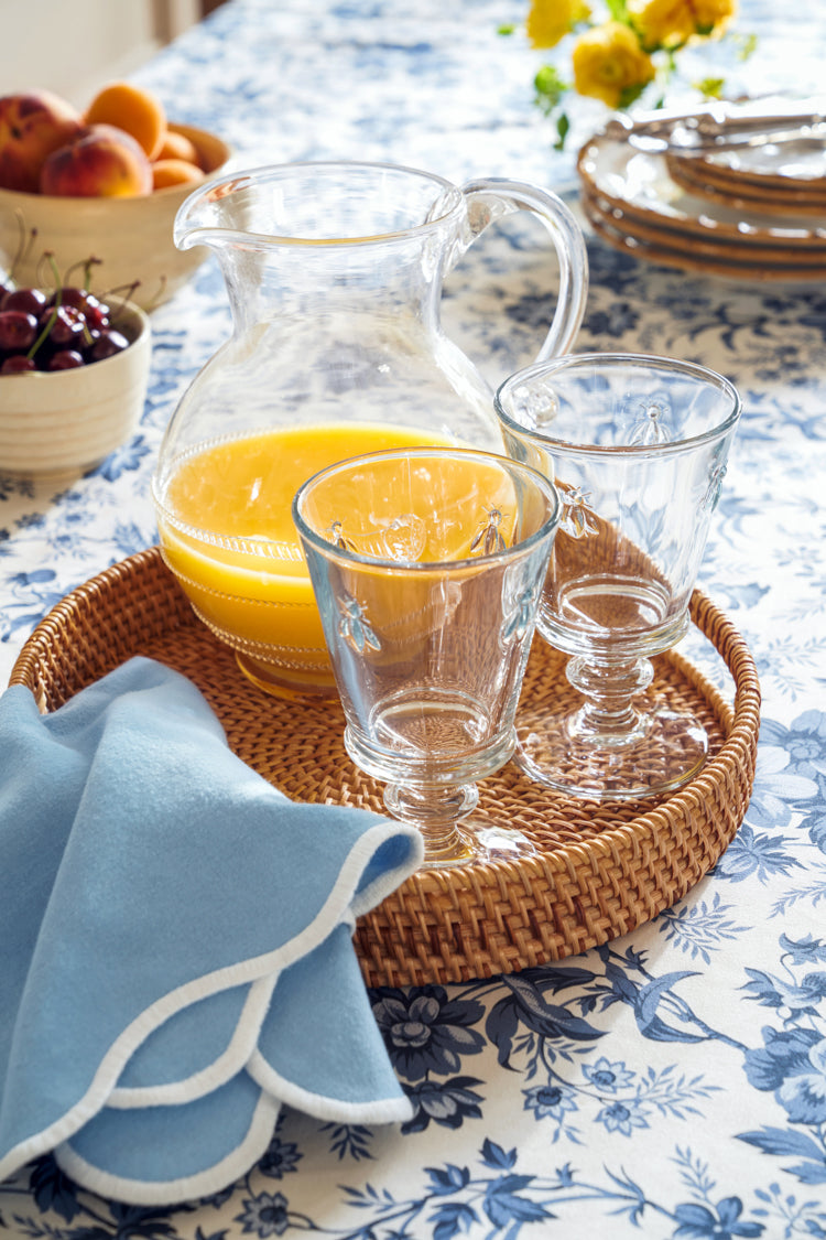 Amalia Glass Round Pitcher