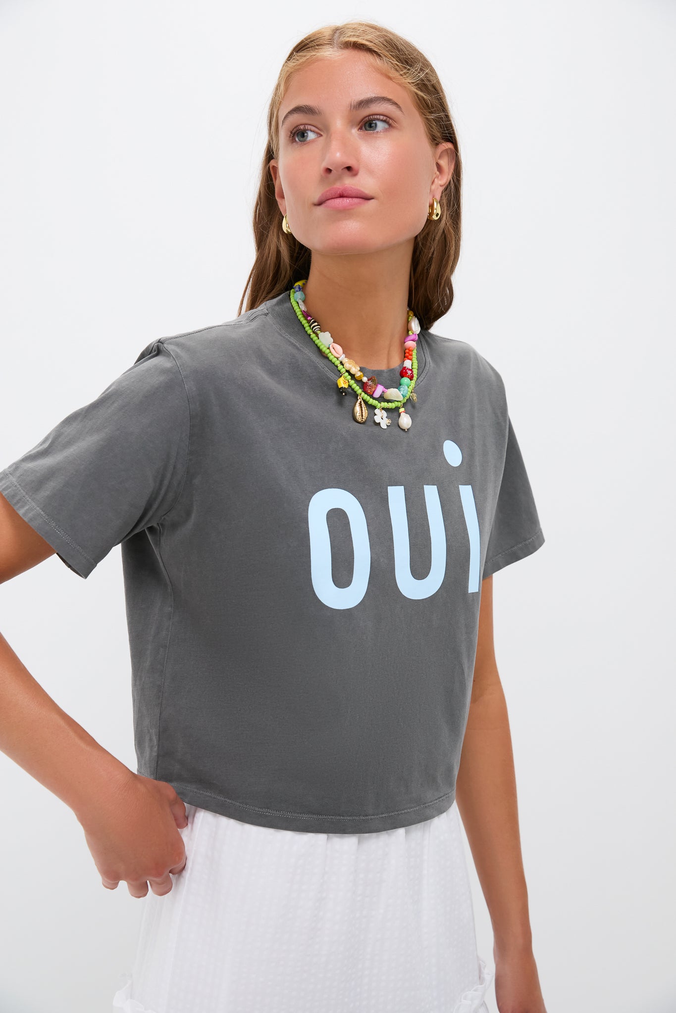 Faded Black Le Carre Tee