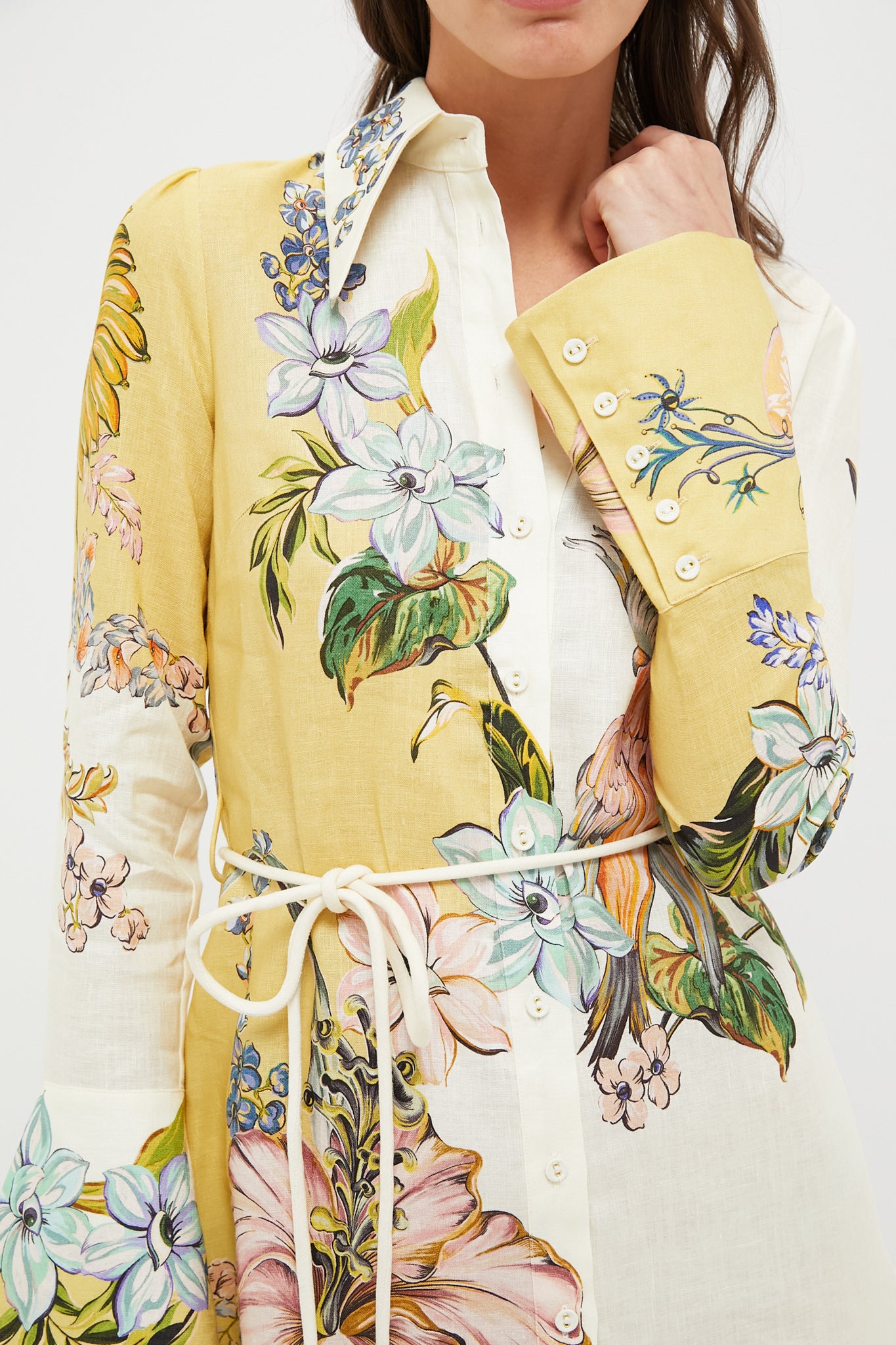 oleander mini dress Alemais Oleander Mini Dress Multi