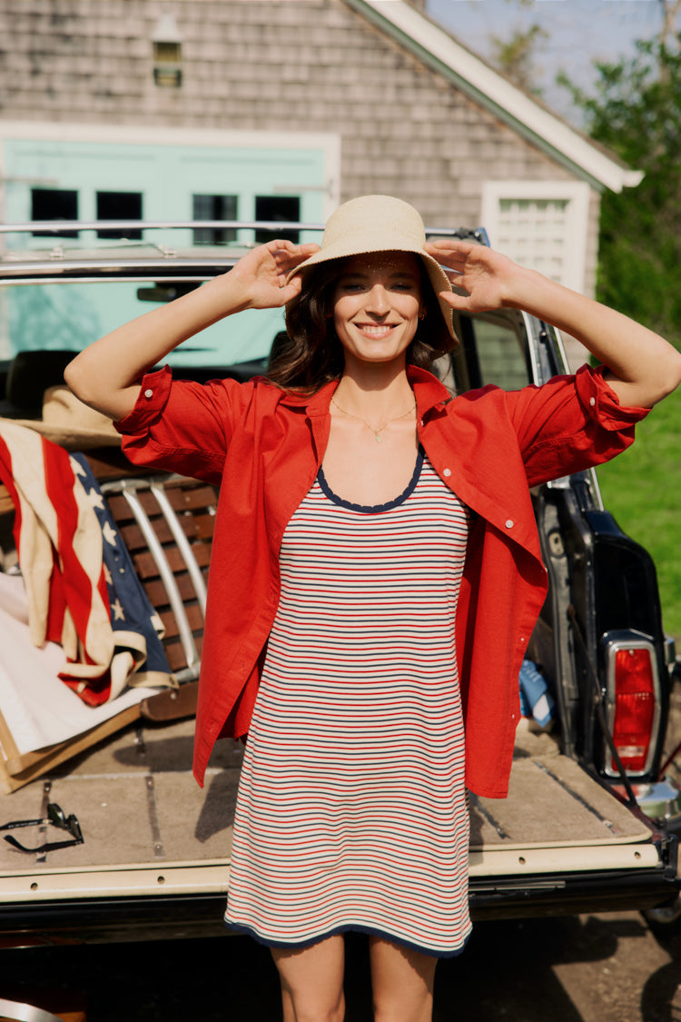 Fairgrounds Stripe Knit Lowe Mini Dress | Tuckernuck
