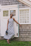 Zebra Stripe Beach Club Tote