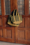 Large Olive Heritage Canvas Tote