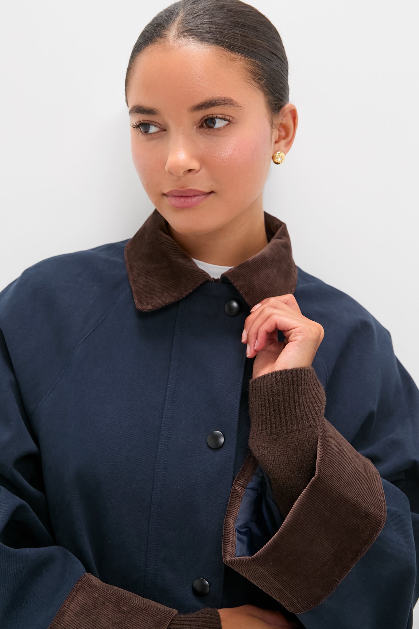 Navy Barn Jacket | Moon River
