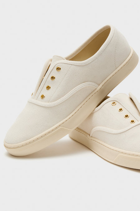 Ivory Canvas Bea Sneakers