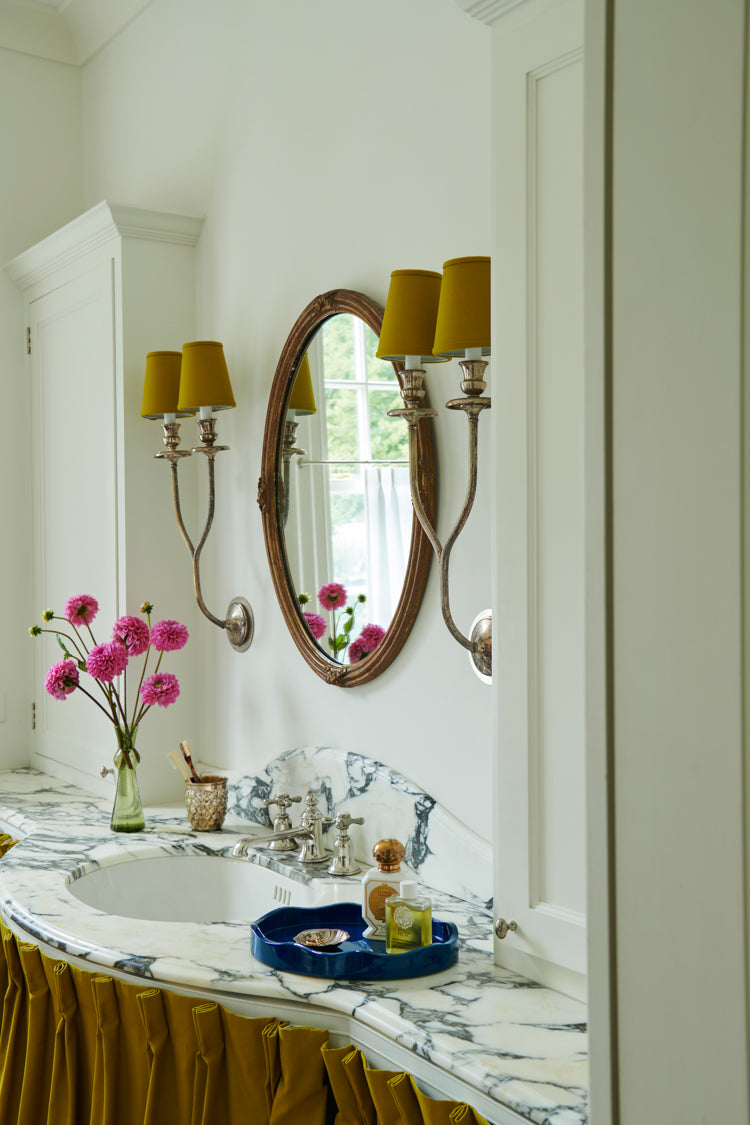 Small Oval Legion Blue Lacquer Tray | Tuckernuck Home