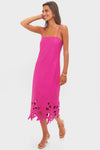 Fuchsia Linen Somerset Maxi Dress