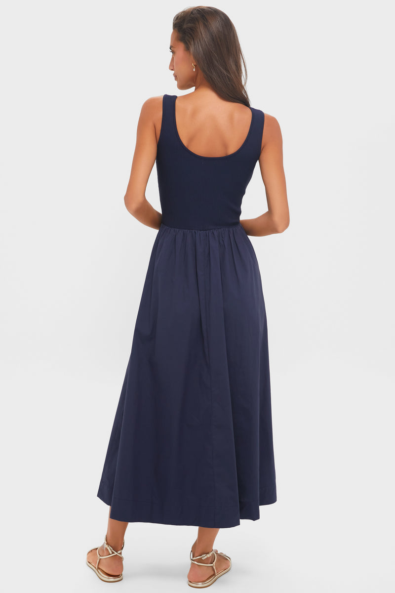 Navy Tank Midi Dress
