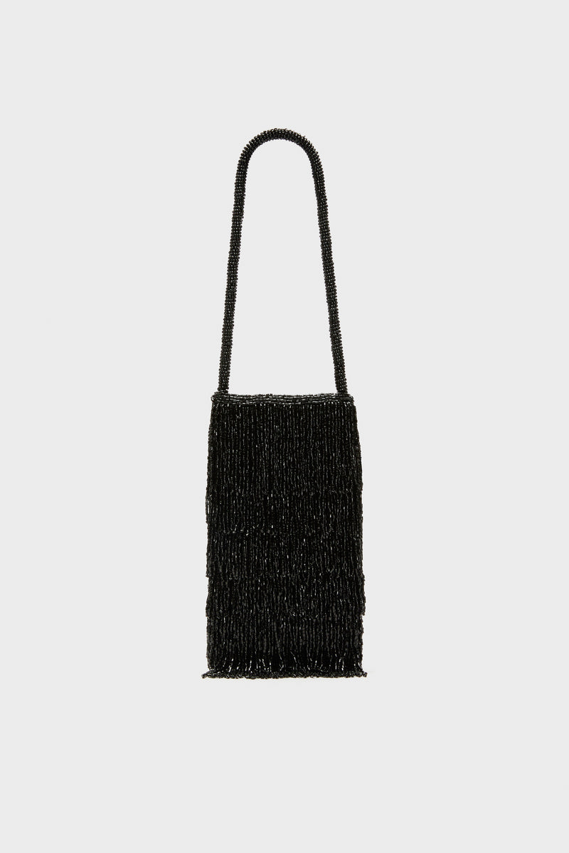 Black Beaded Josephine Mini Bag