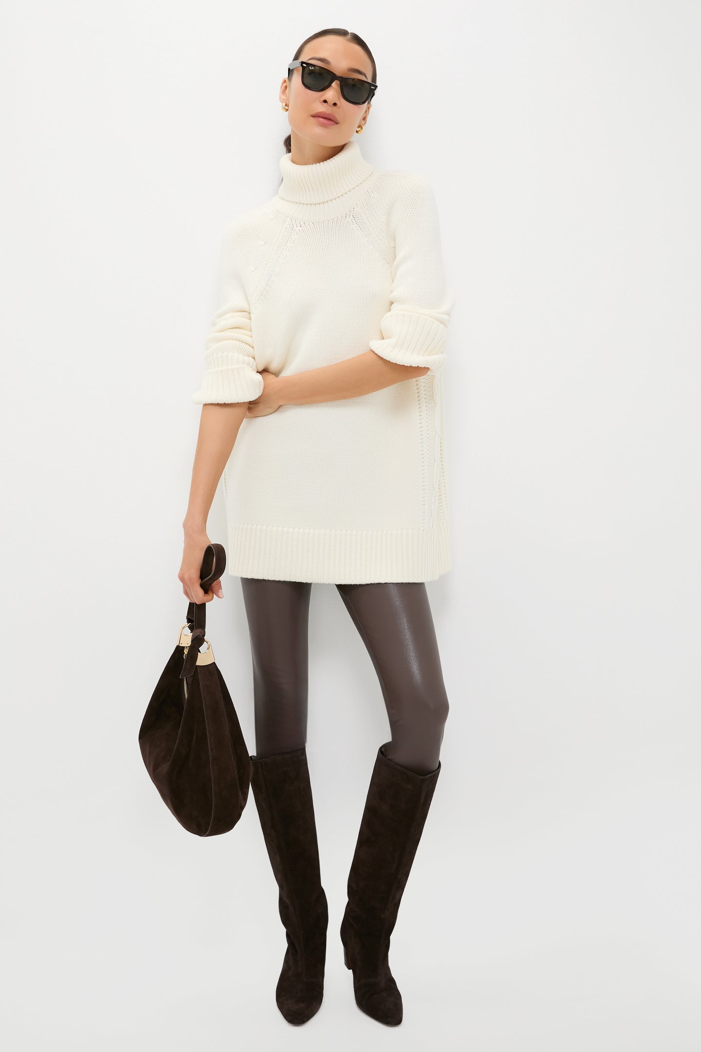 Ivory Louisa Turtleneck Sweater