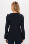 Navy Long Sleeve Shane Top