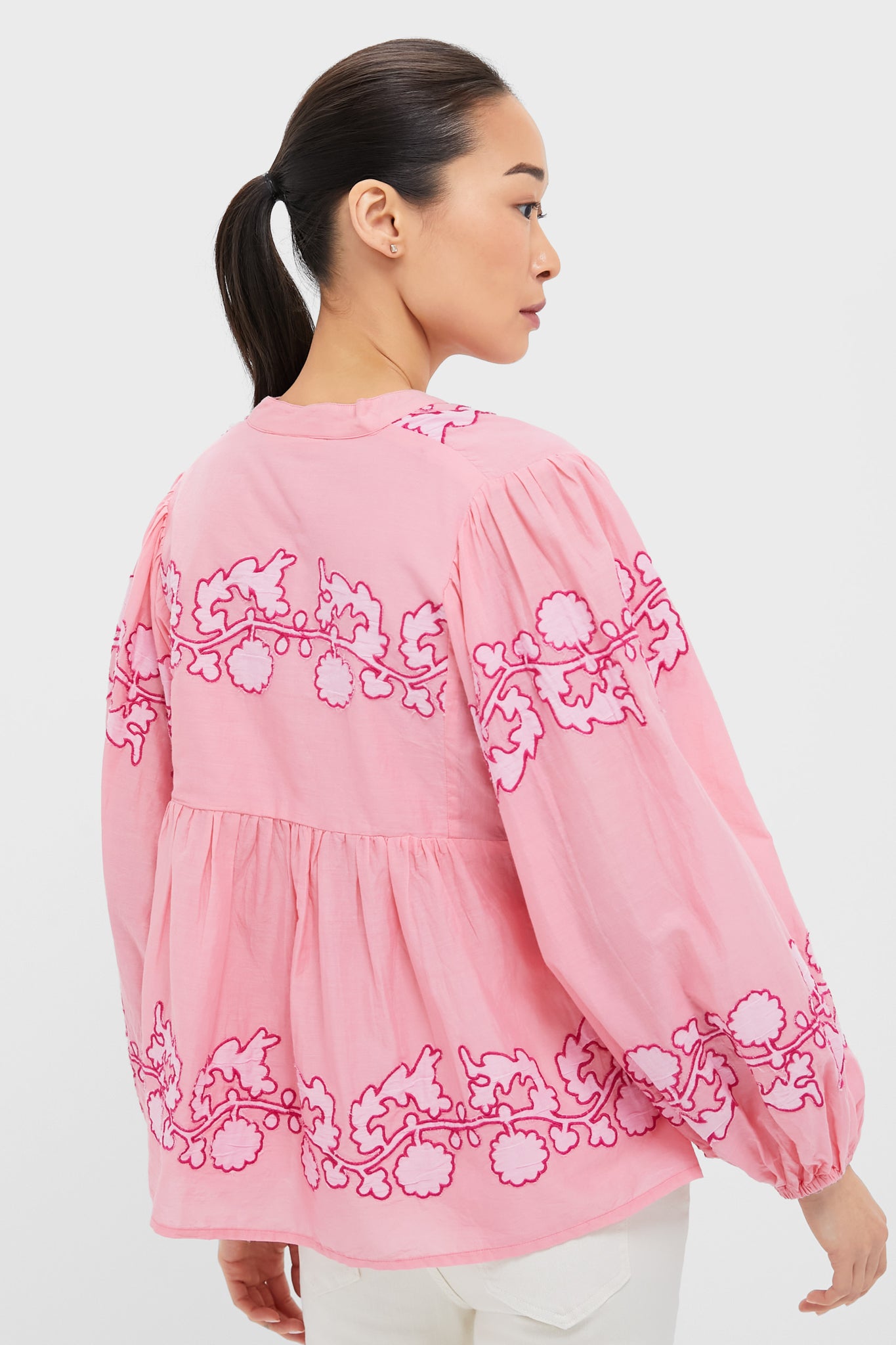 Tangier Pink Mandarin Balloon Top