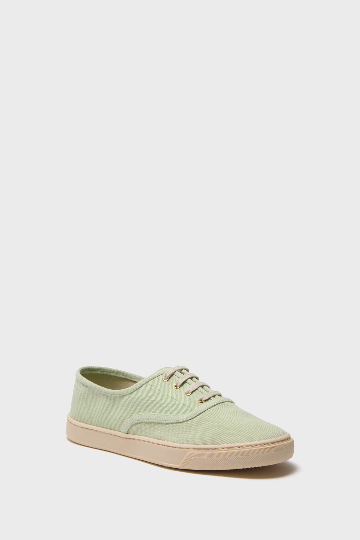 Pistachio Canvas Bea Sneakers