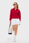Red 100% Cotton Perry Pullover