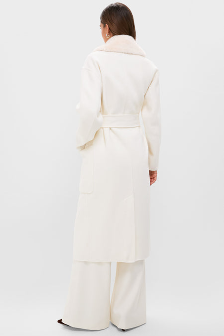 Ivory Wool Trinity Coat