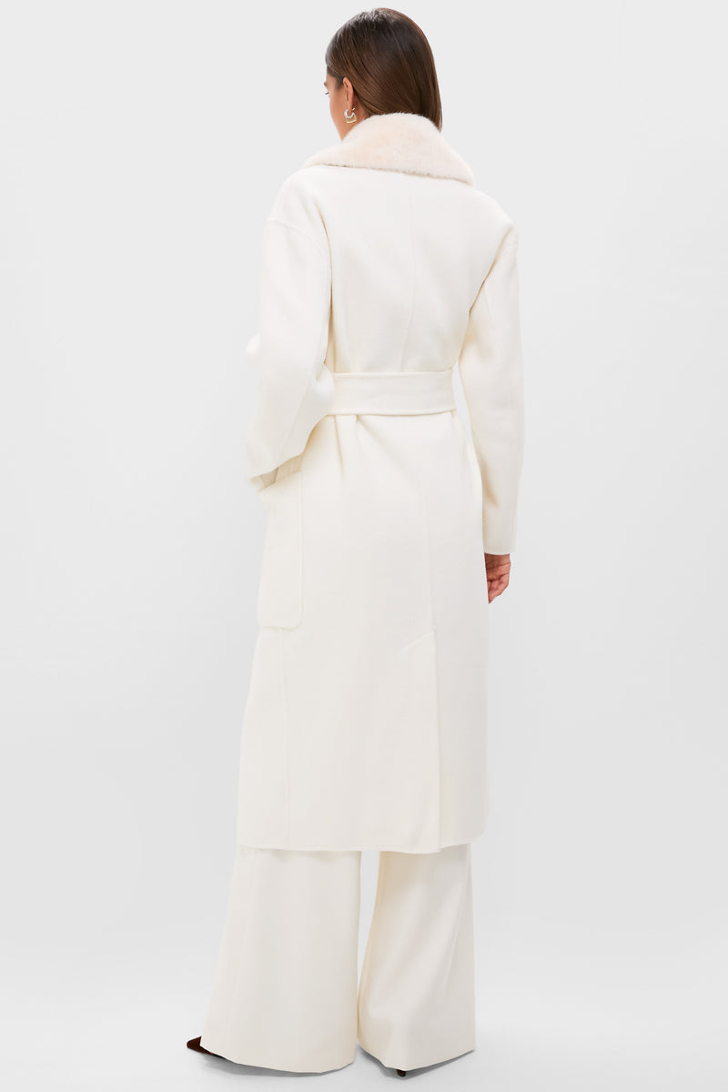 Ivory Wool Trinity Coat