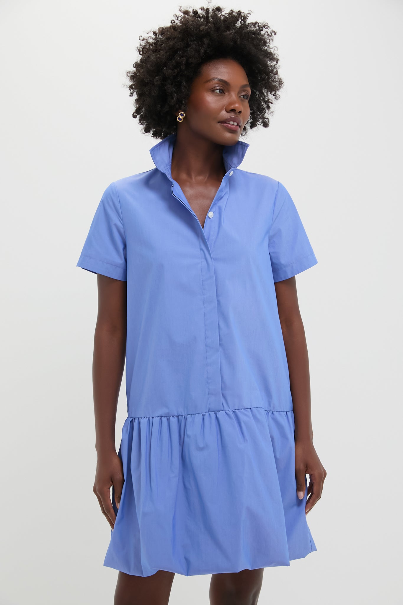Sail Blue Martine Bubble Mini Dress