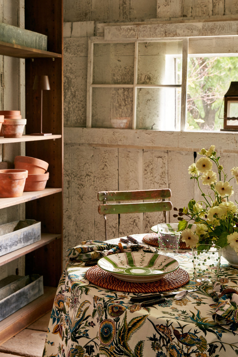 Cognac Rattan Woven Placemats (Set of 4)