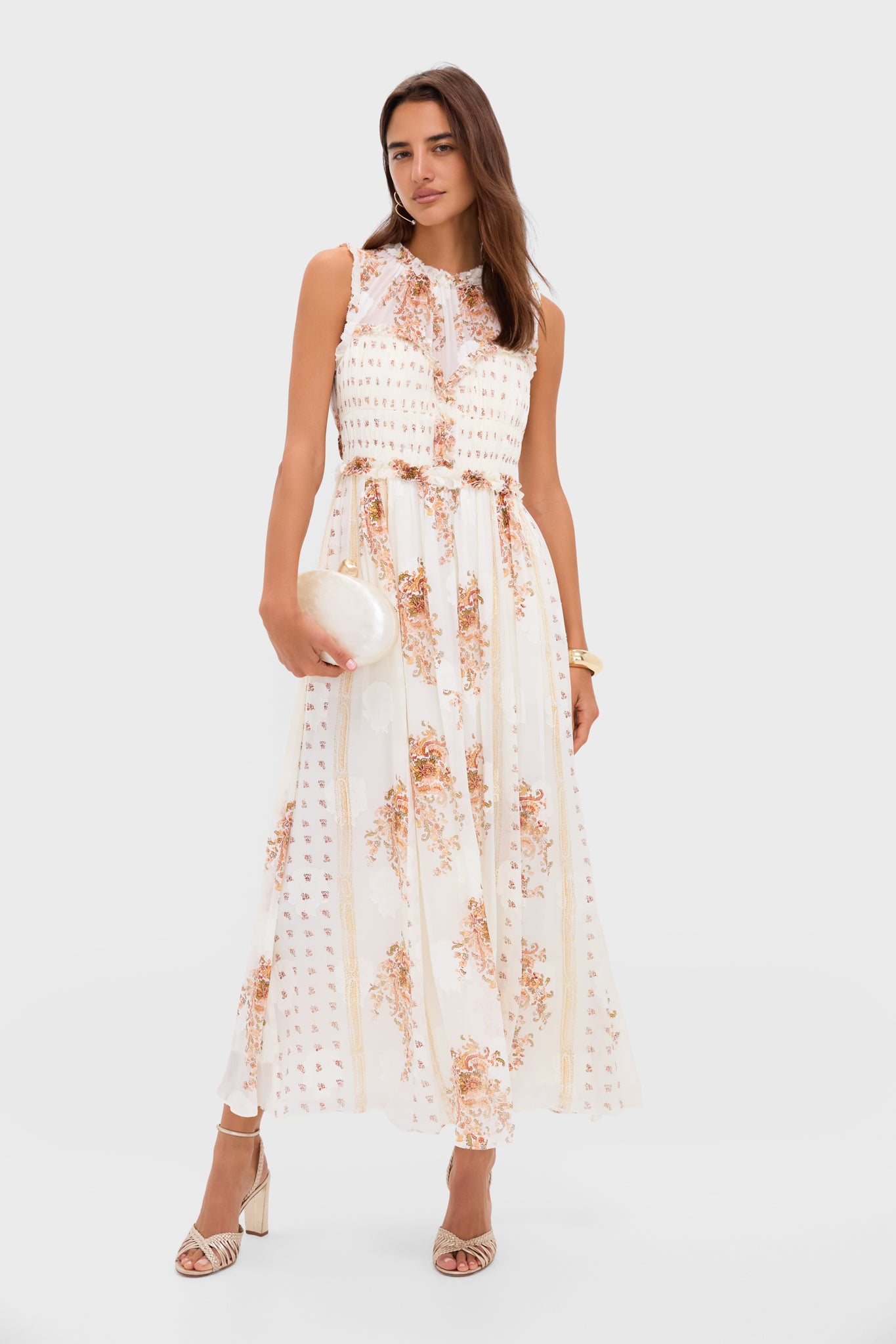 Alabaster Kasia Sleeveless Midi Dress