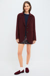 Burgundy Marc Blazer