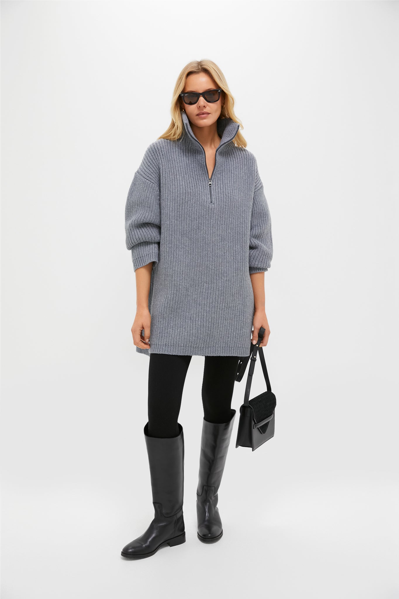Heather Gray Chunky Knit Luke Sweater | Tuckernuck