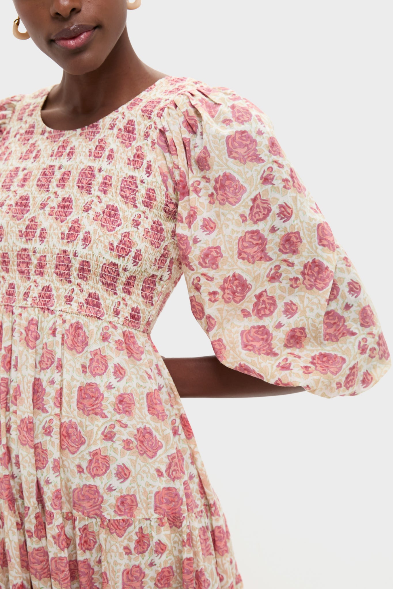 Small Rose Print Allie Dress