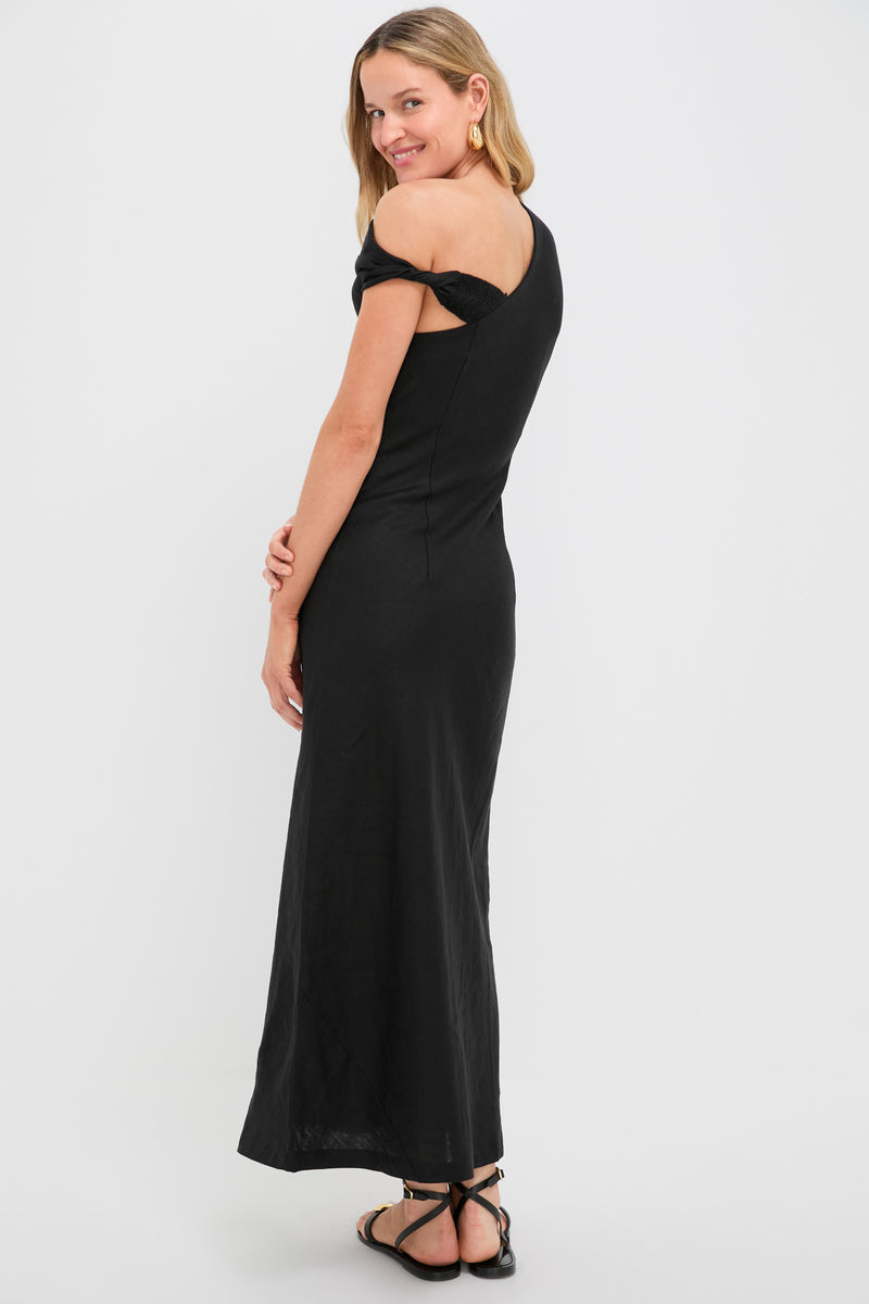 Black Suis Midi Dress