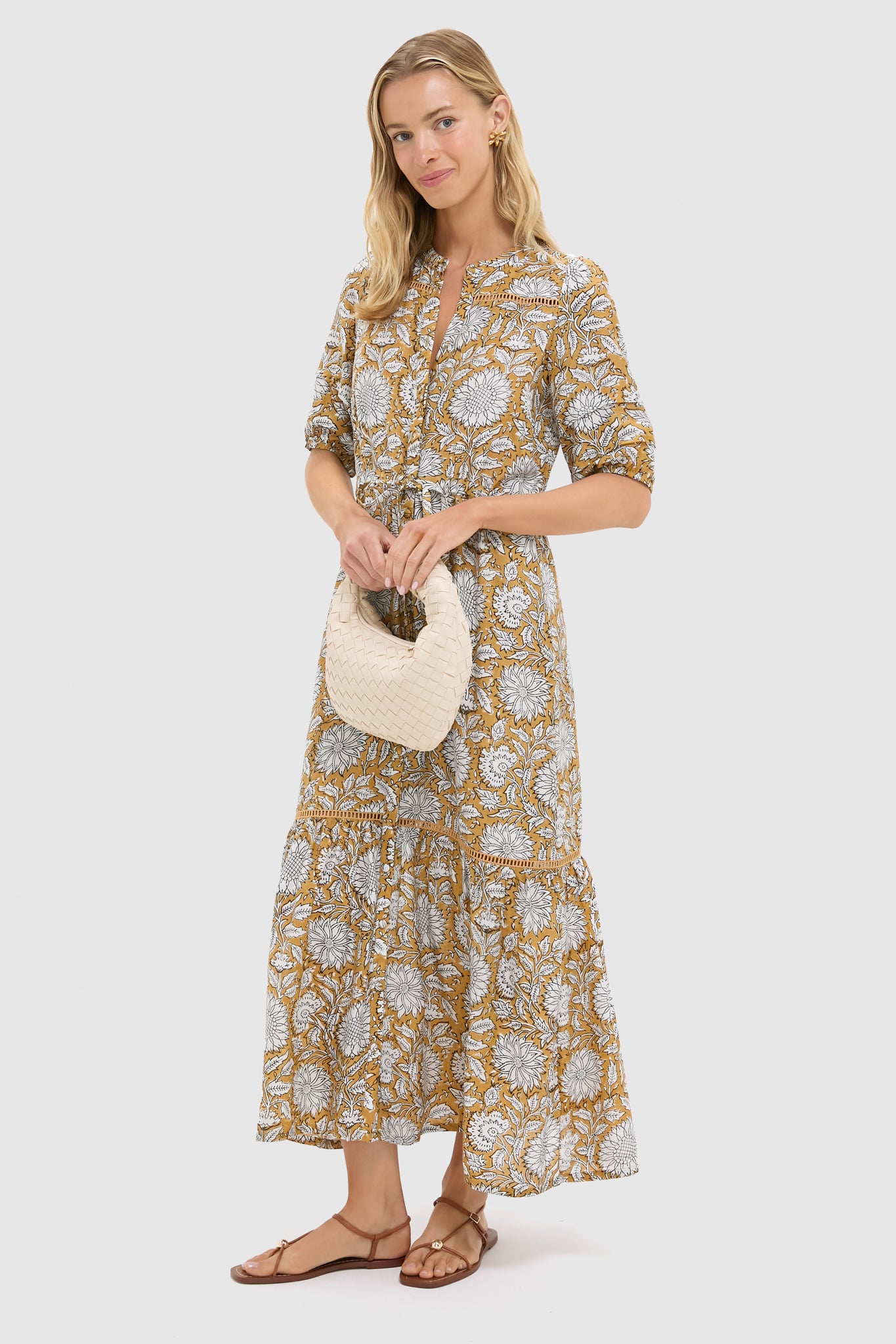 Oatmilk Woven Tracy Bag