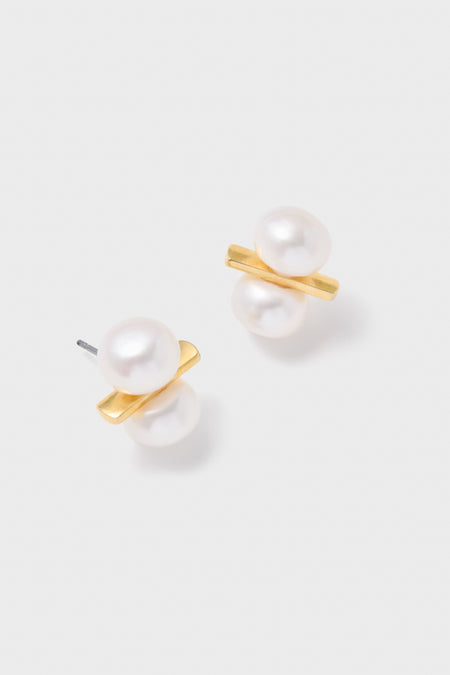 Pearl Mallow Studs