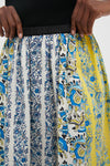 Goldenrod Chintz Stripe Gibbons Skirt