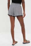 Black Gingham Ric Rac Ava Short