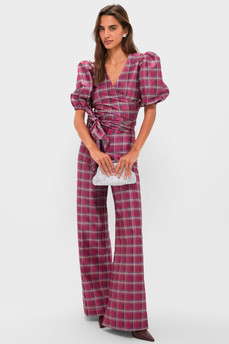 Berry Tartan Scarlett Pants