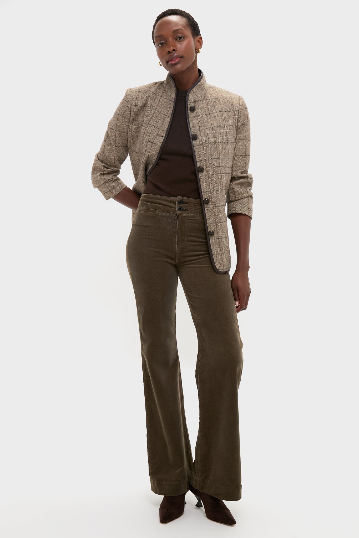 Safari Green Brighton Corduroy Pant