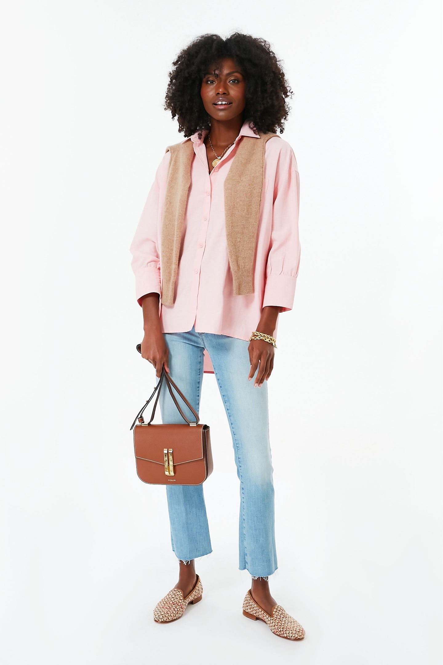 Pink Adair Boyfriend Shirt
