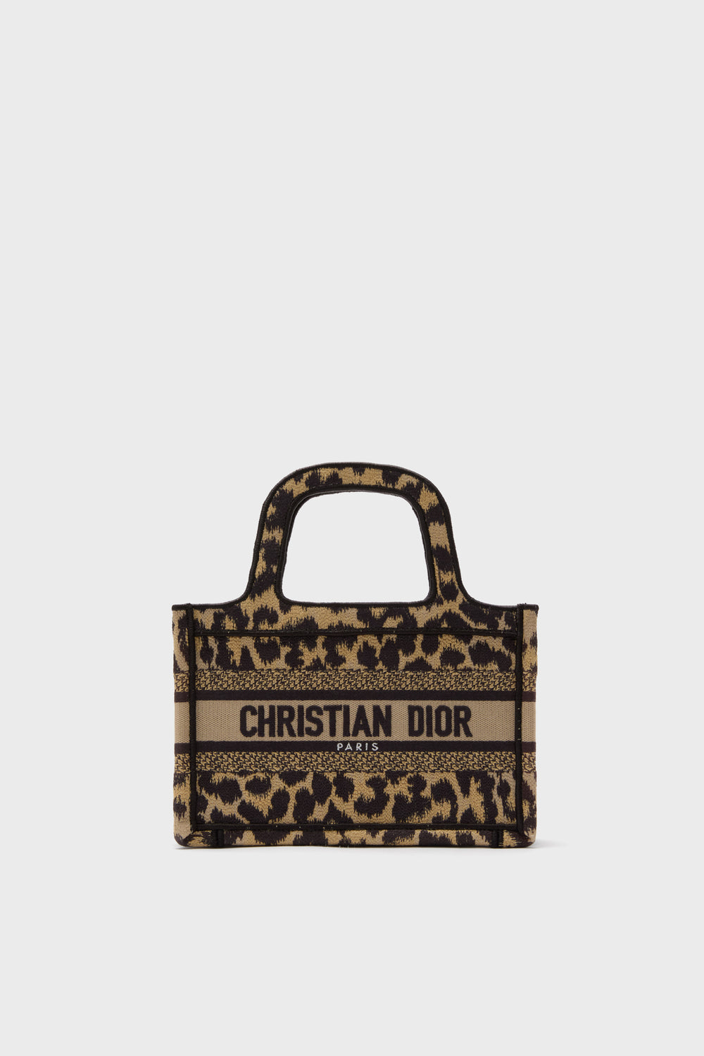 Dior Leopard Micro Book Tote