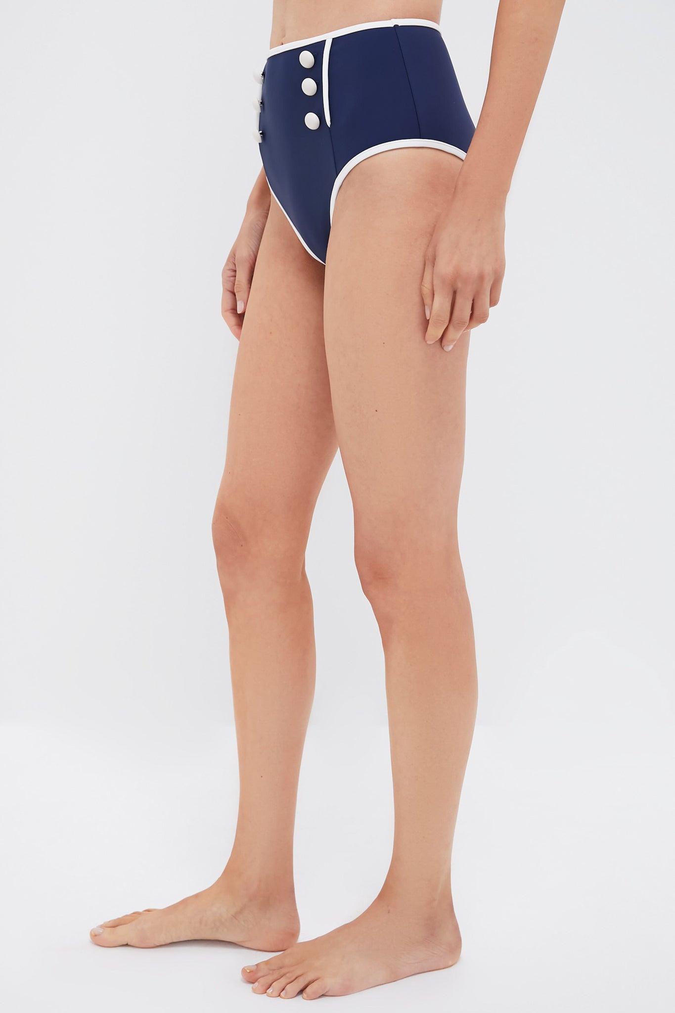 Midnight Colby Sailor Front Bikini Bottom